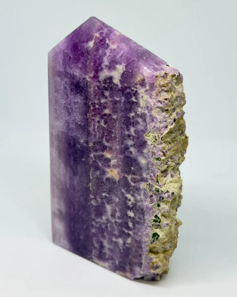Fluorite Point with One Rough Face Approx 11.5 x 6.5cm