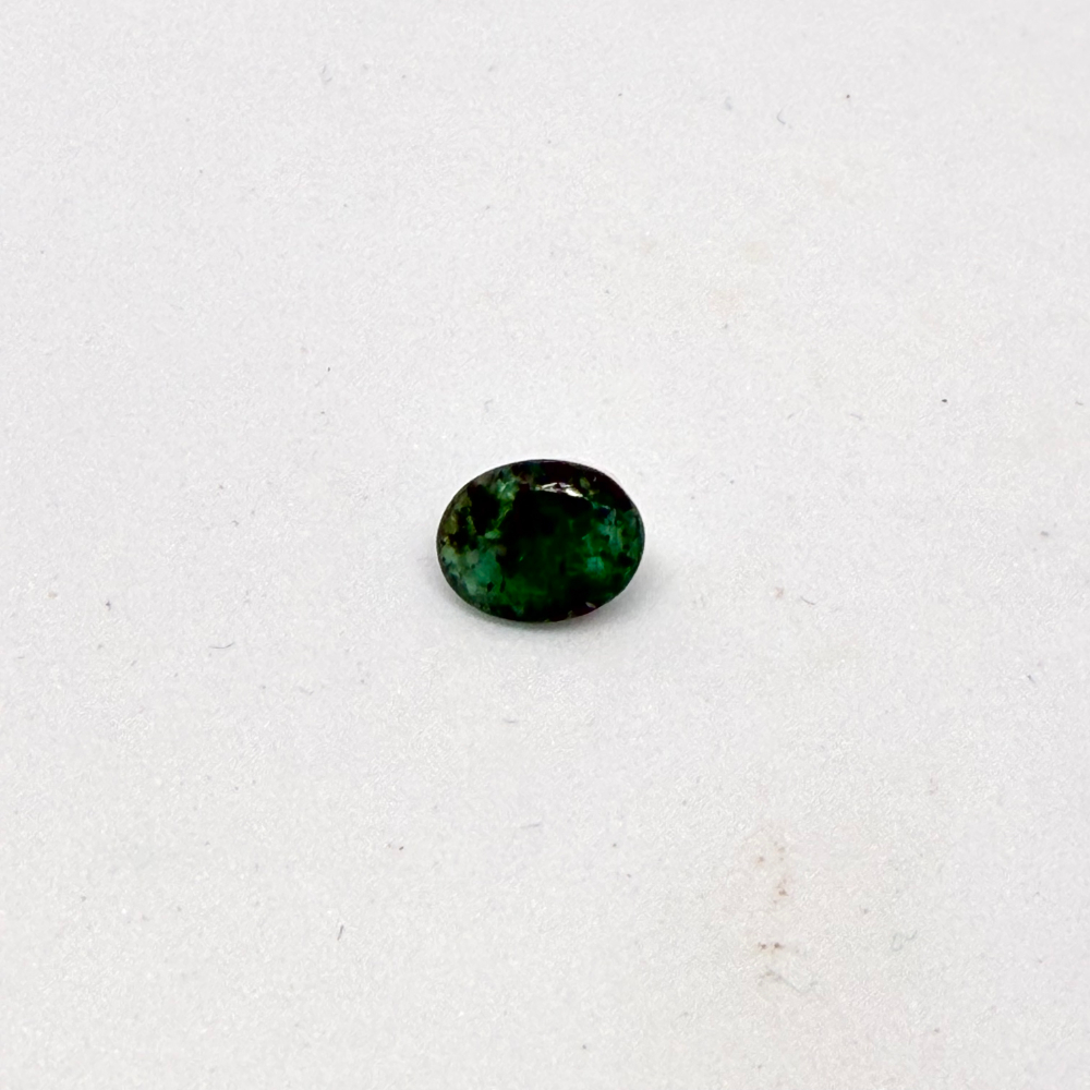 Included Emerald Faceted Oval Approx 9 x 7mm 1pc