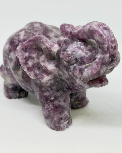 Lepidolite Elephant Approx 11x 8cm