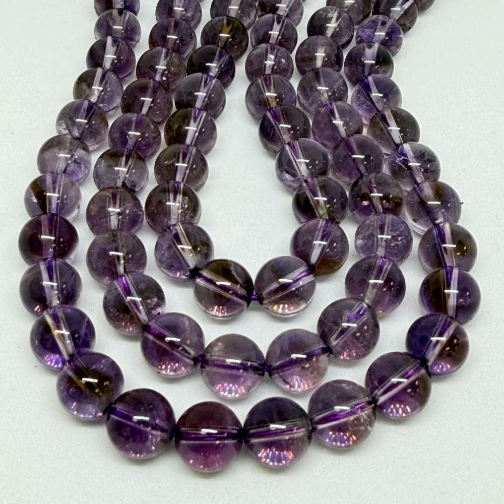 Amethyst Smooth Round Beads Approx 8mm 38cm Strand - Image 4
