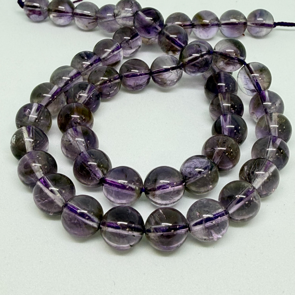 Amethyst Smooth Round Beads Approx 8mm 38cm Strand - Image 2