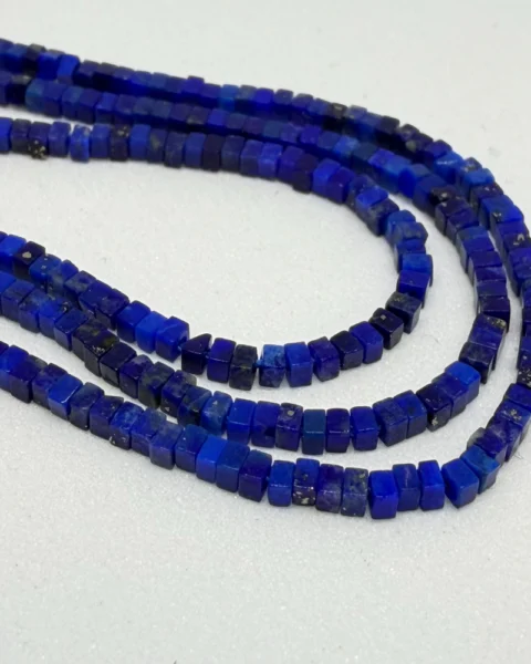 Lapis Lazuli Smooth Tube Beads Approx 1 x 1mm 38cm Strand