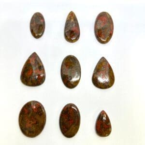 Seam Agate Cabochons Mixed Sizes - Select your own