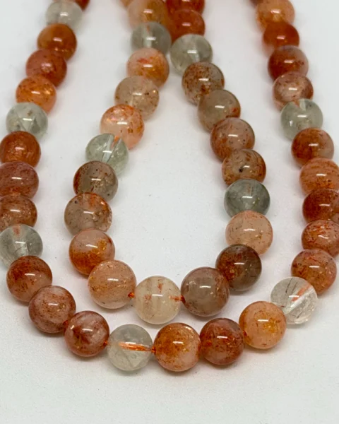 Arusha Sunstone Smooth Round Beads Approx 6mm 38cm Strand