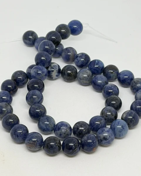 Sodalite Smooth Round Beads Approx 8mm 38cm Strand