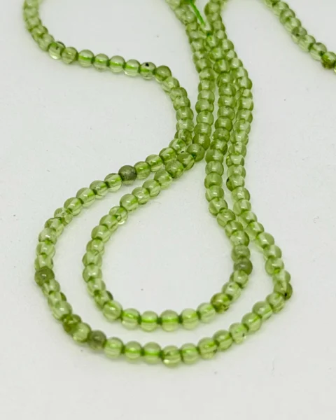 Peridot Smooth Round Beads Approx 2mm 38cm Strand